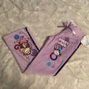 Bobby Jack Velour Pants Girls Size 10/12 NWT